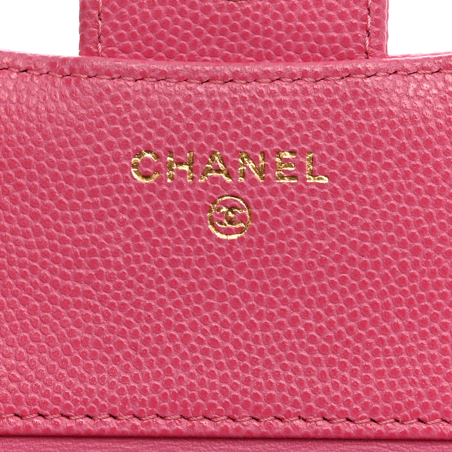 Chanel Caviar Quilted Compact Flap Wallet Pink 6 of 8