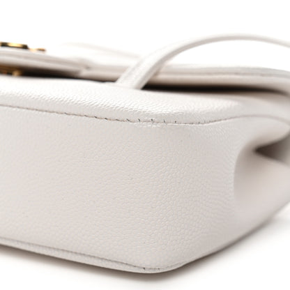 Chanel Shiny Caviar Mini Preppy Coco Shoulder Bag White 10 of 11