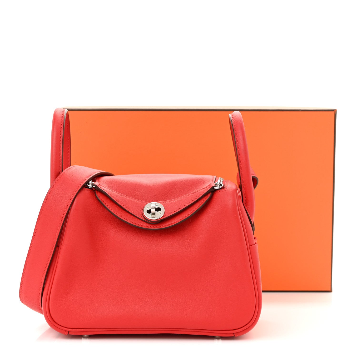Hermes Swift Mini Lindy 20 Rouge de Coeur 11 of 11