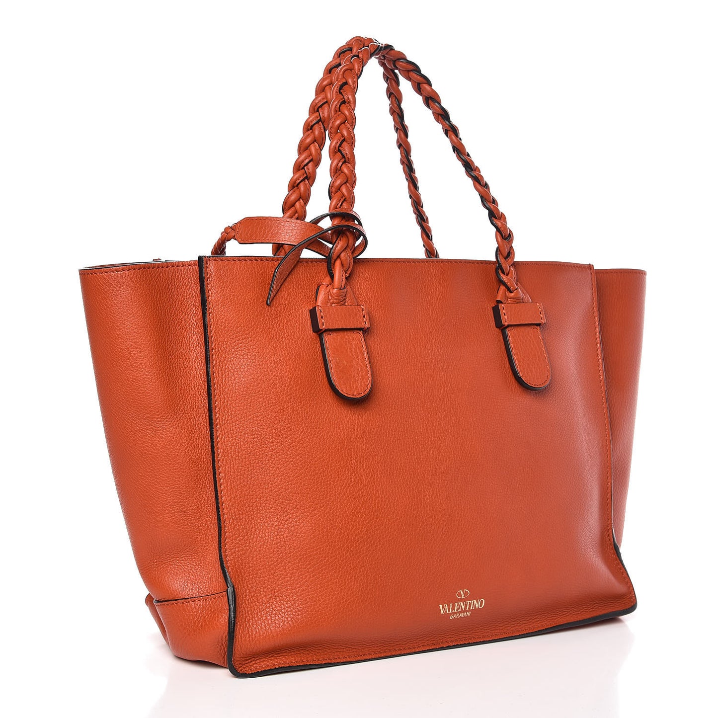 Grained Calfskin To Be Cool Tote Orange
