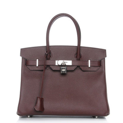 Hermes Epsom Birkin 30 Bordeaux 1 of 24
