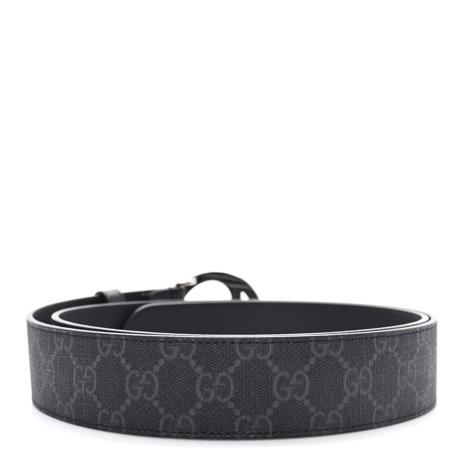 Gucci GG Supreme Monogram Blondie 40mm Belt 85 34 Black 3 of 9