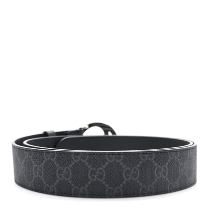 Gucci GG Supreme Monogram Blondie 40mm Belt 85 34 Black 3 of 9
