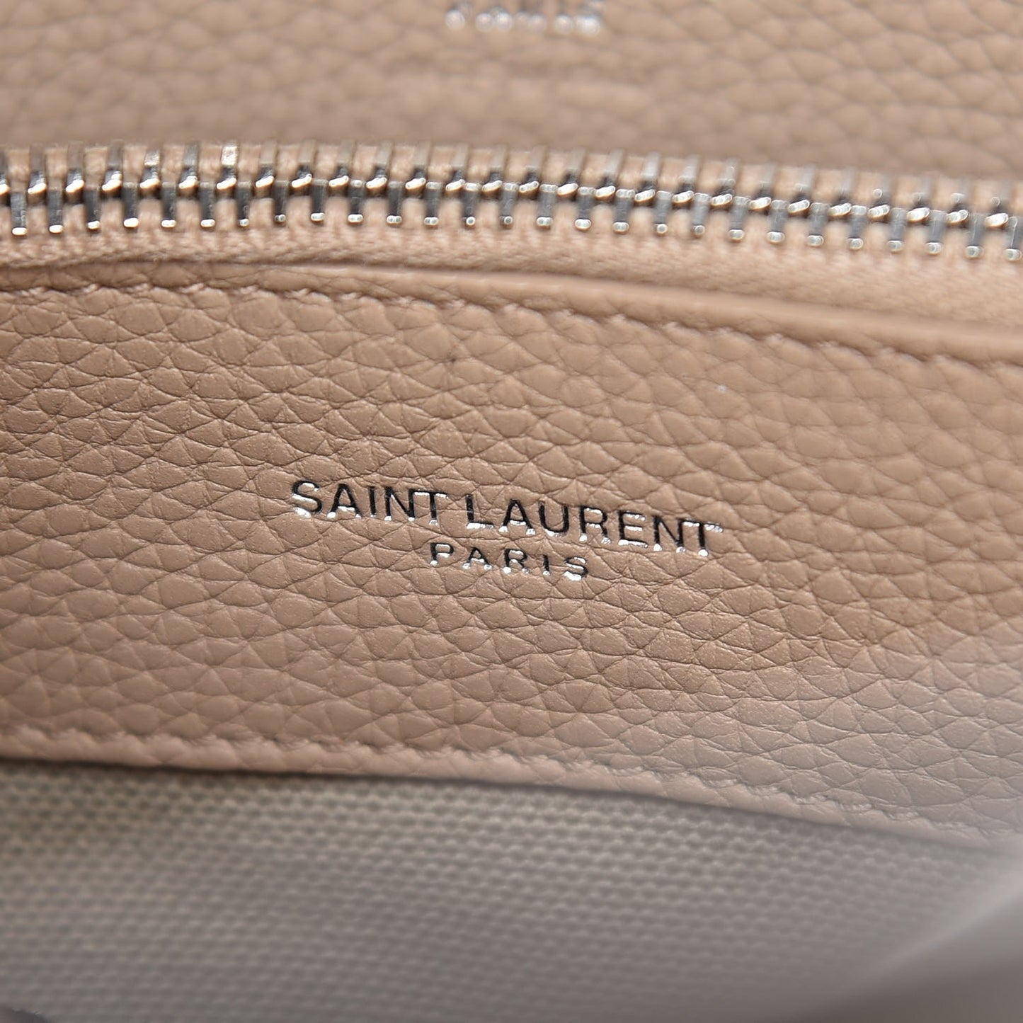 Grained Calfskin Baby Sac De Jour Souple Dark Beige