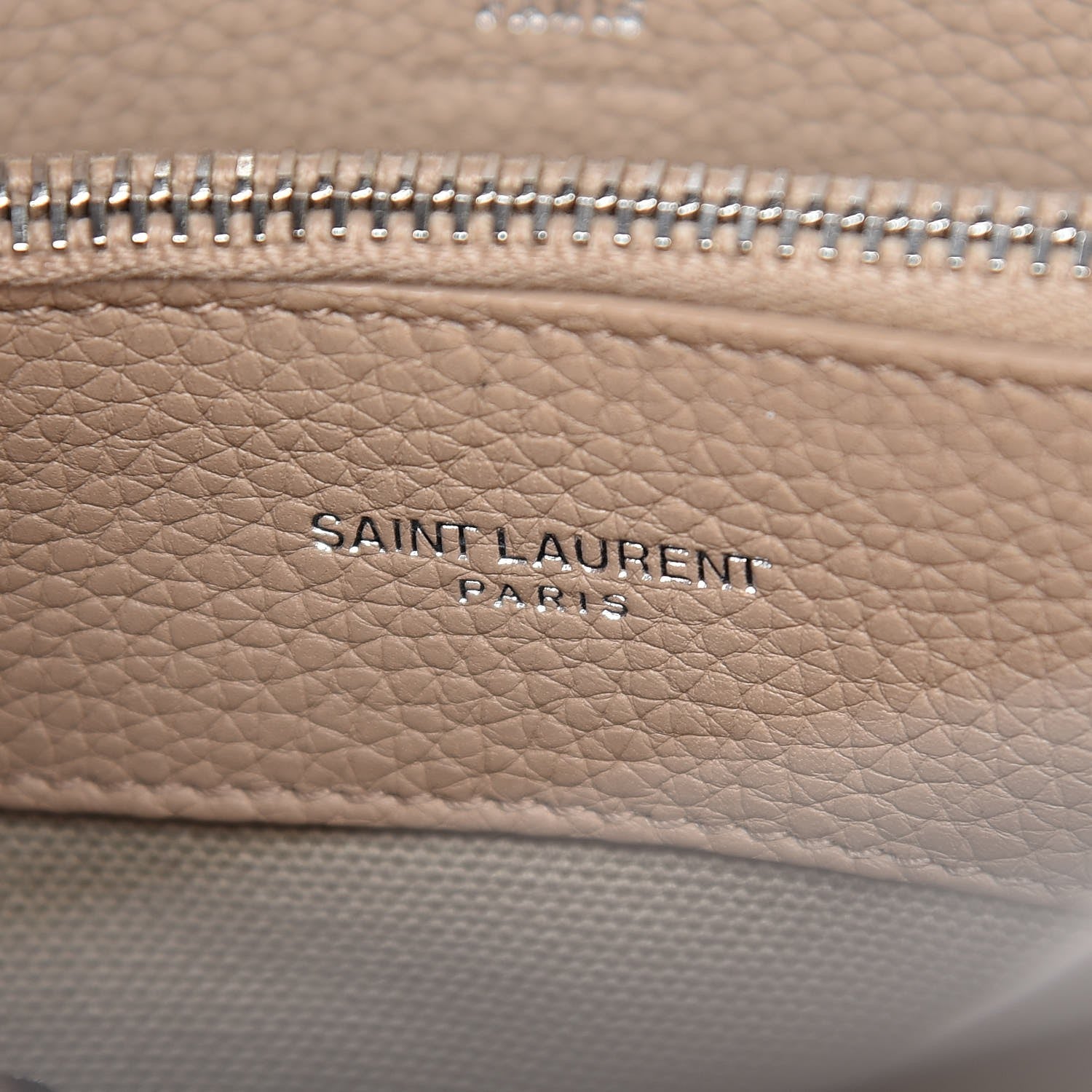 Saint Laurent Grained Calfskin Baby Sac De Jour Souple Dark Beige 6 of 12