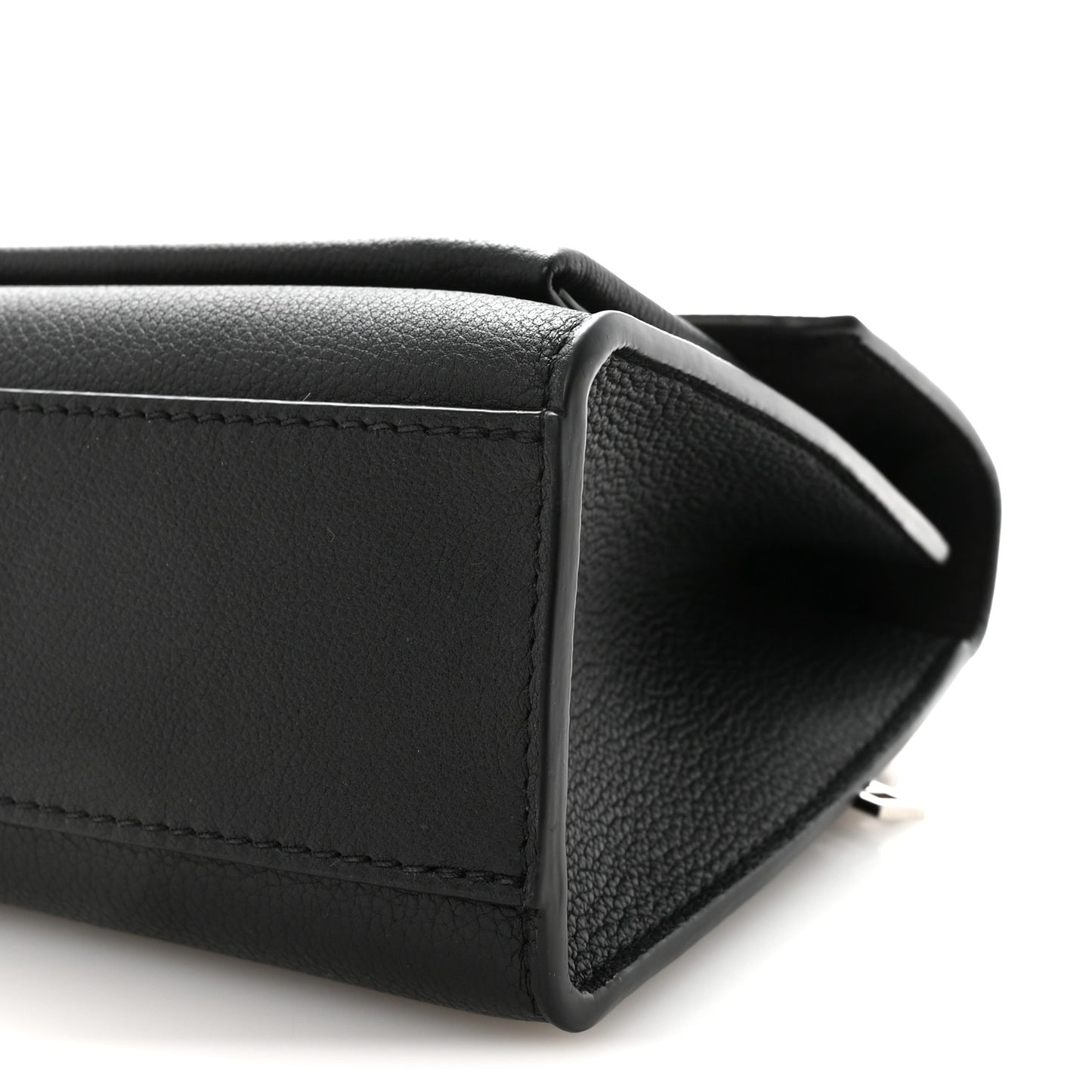Soft Calfskin My Lockme Chain Bag BB Black
