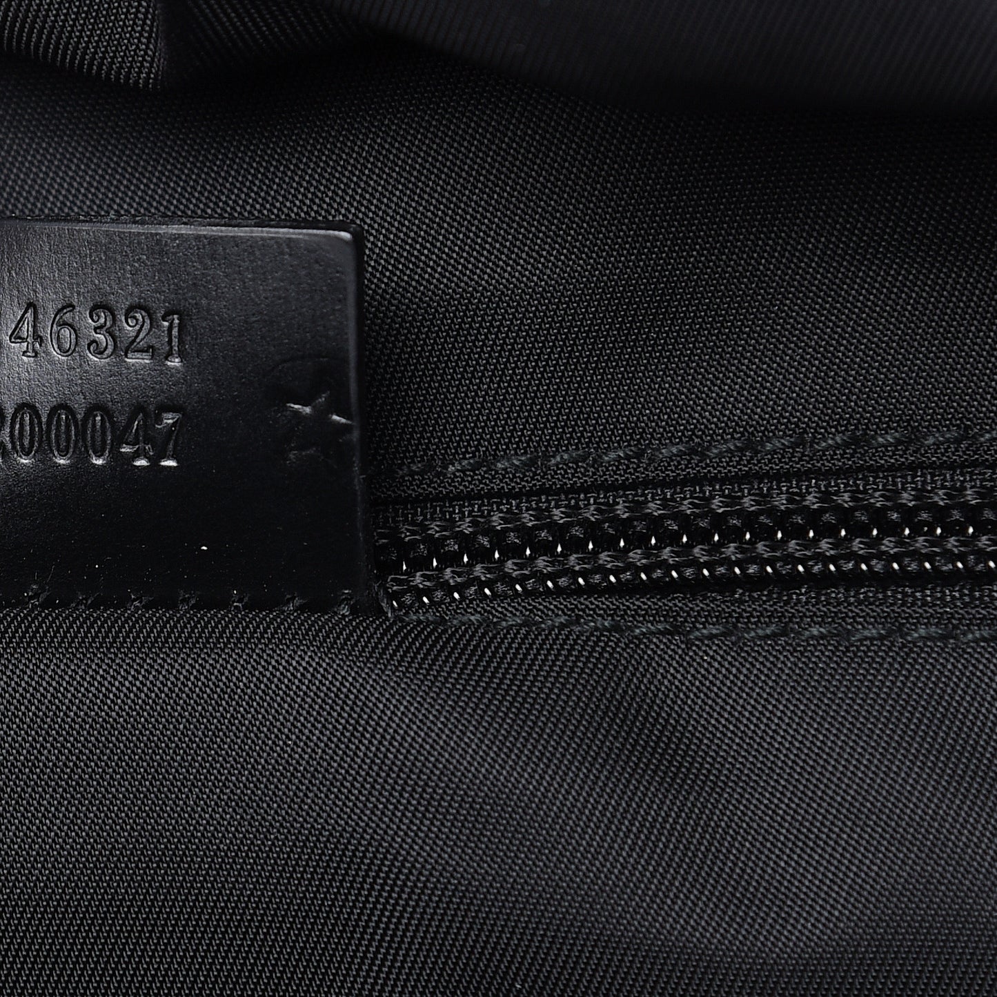 Coated Canvas Interlocking G Double Buckle Backpack Black
