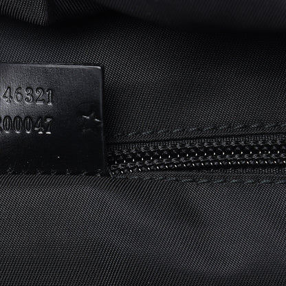 Gucci Coated Canvas Interlocking G Double Buckle Backpack Black 7 of 13