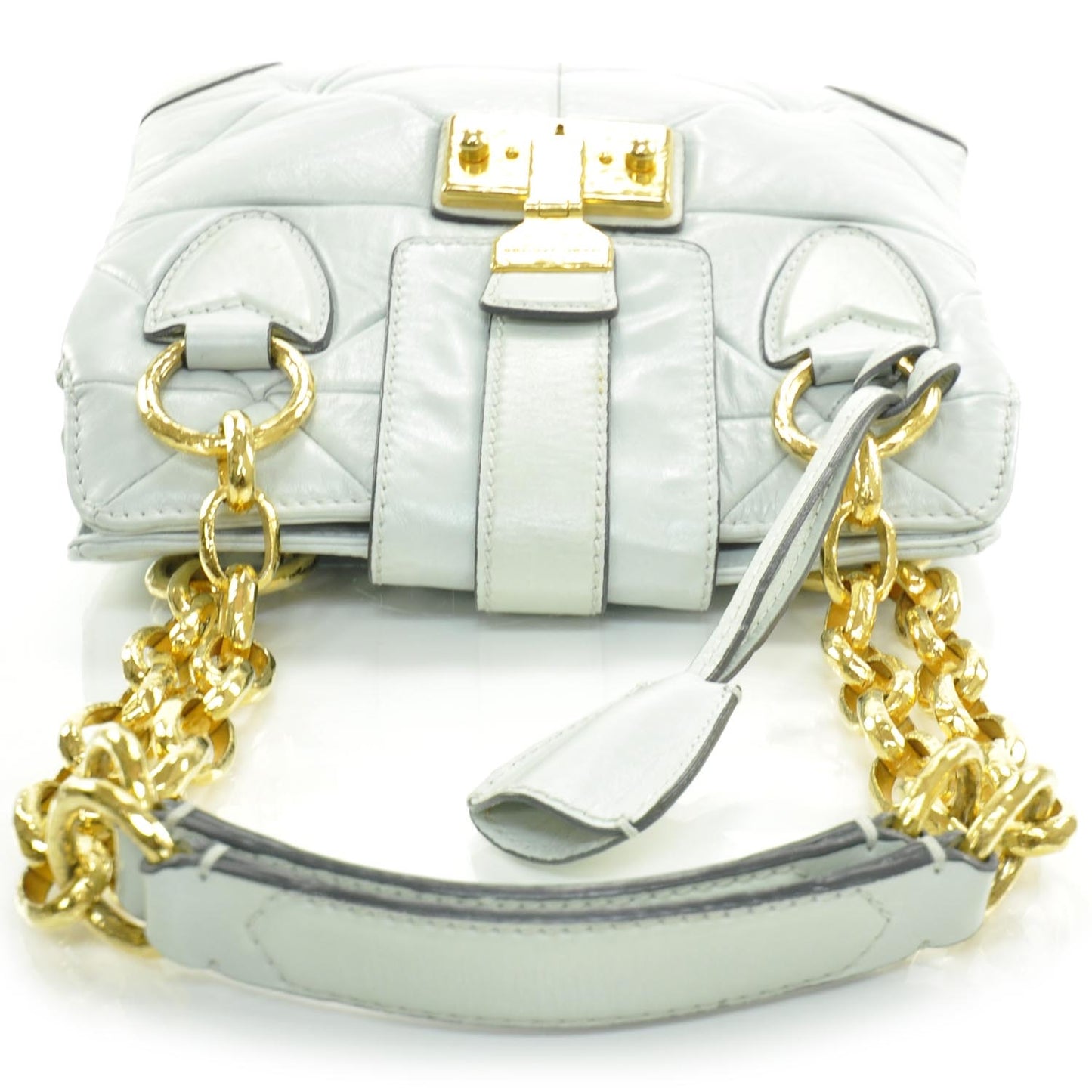 Leather Patchwork Mariah Flap Bag