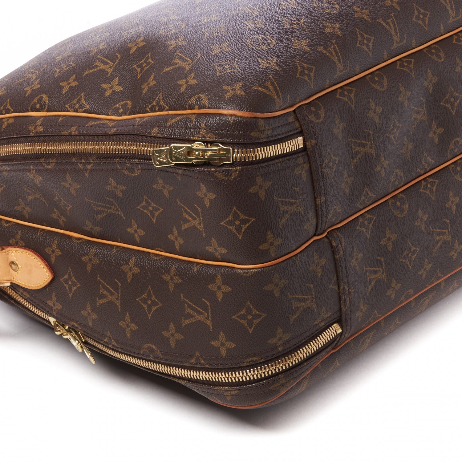 Louis Vuitton Monogram Alize 2 Compartment Luggage Travel Bag 5 of 10