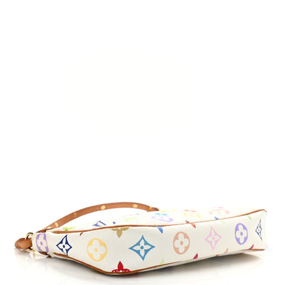 Louis Vuitton Monogram Multicolor Pochette Accessories White 3 of 12