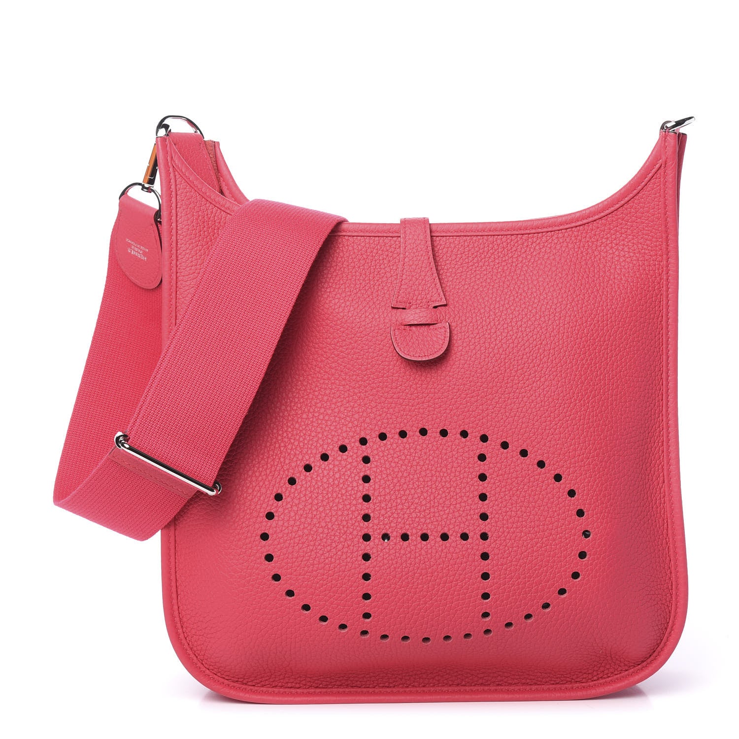 Hermes Taurillon Clemence Evelyne III PM Rose Extreme 1 of 10