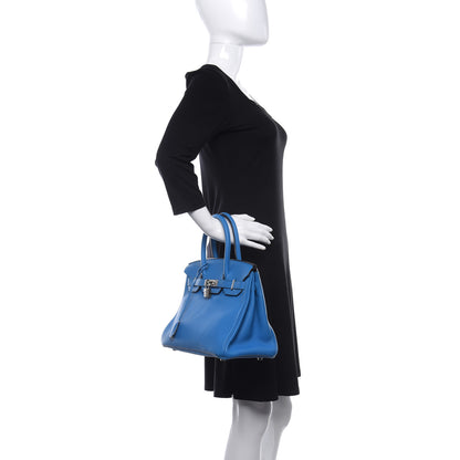Hermes Togo Verso Birkin 30 Bleu Zanzibar Malachite 2 of 10