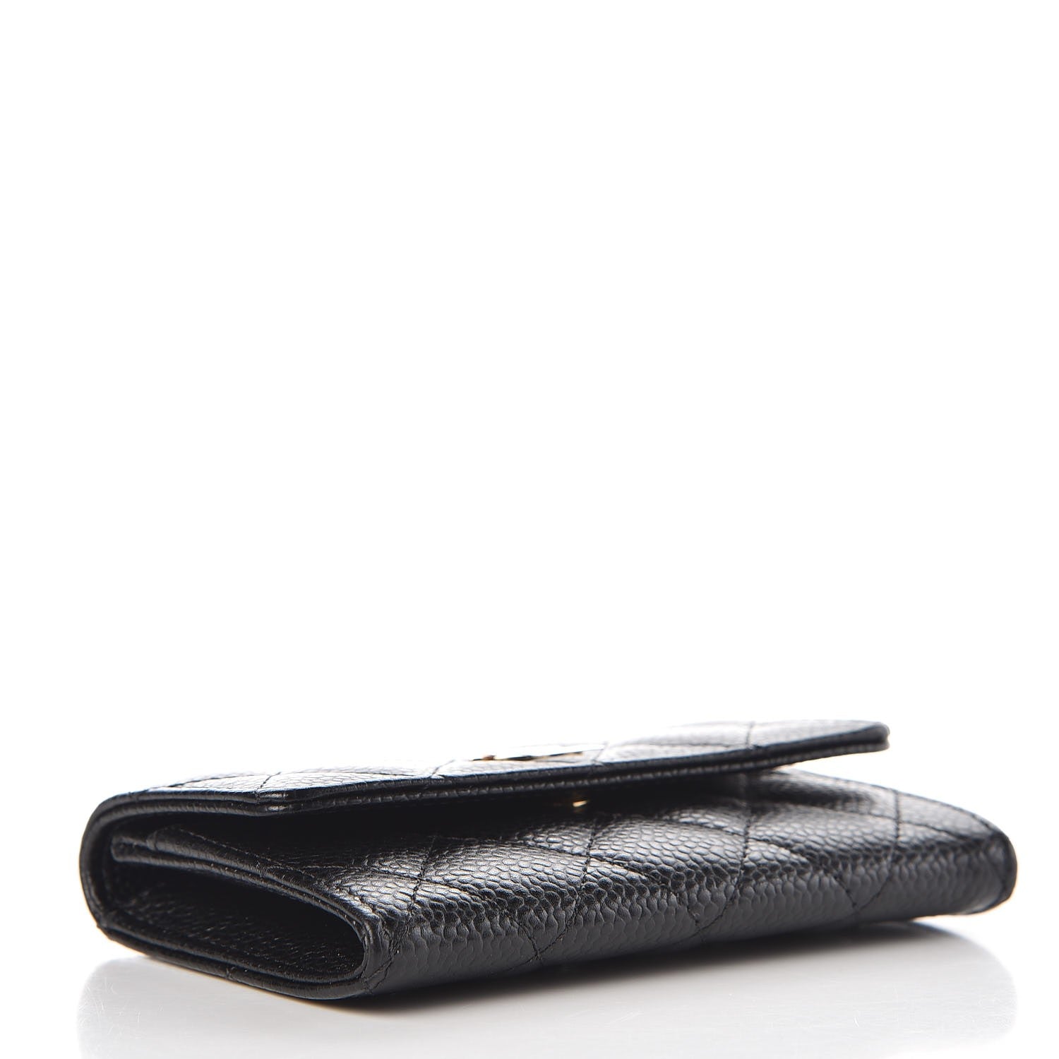 Chanel Caviar Quilted Flap Card Holder Black 4 of 9