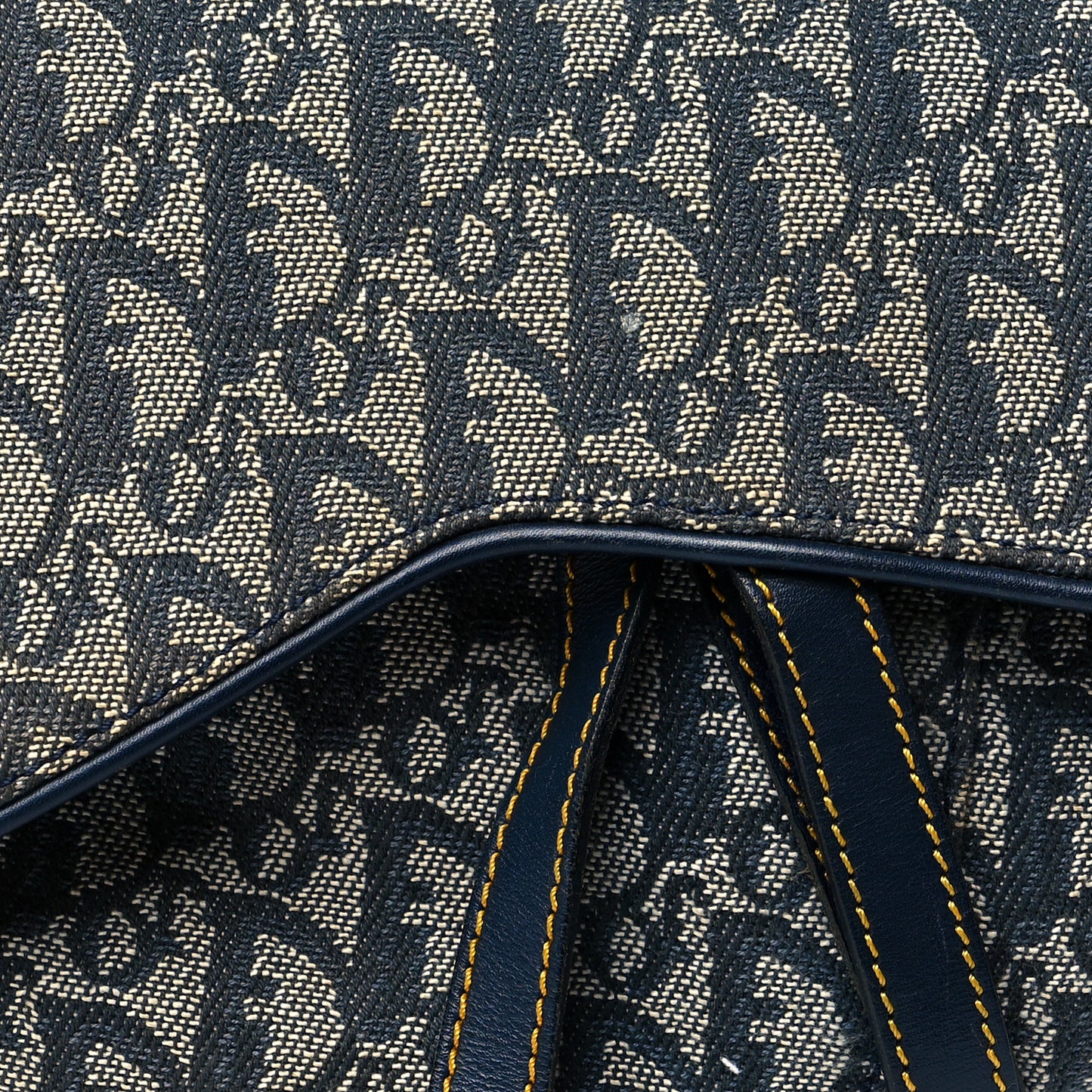 Monogram Saddle Bag Blue