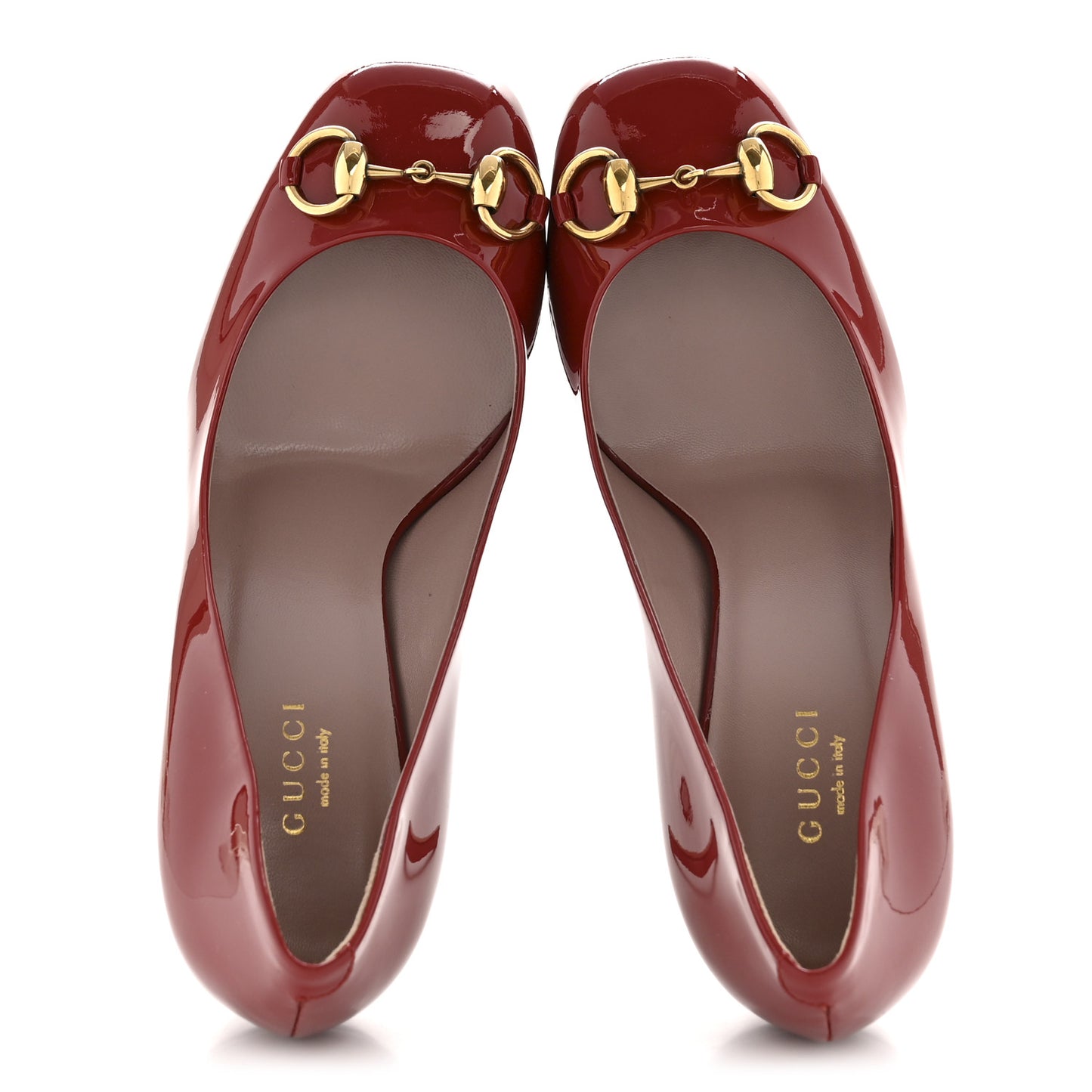 Vernice Crystal Horsebit Pumps 37 Rose Bed