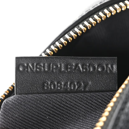 Burberry Giant Check Calfskin Large Camera Bag Black 7 of 10