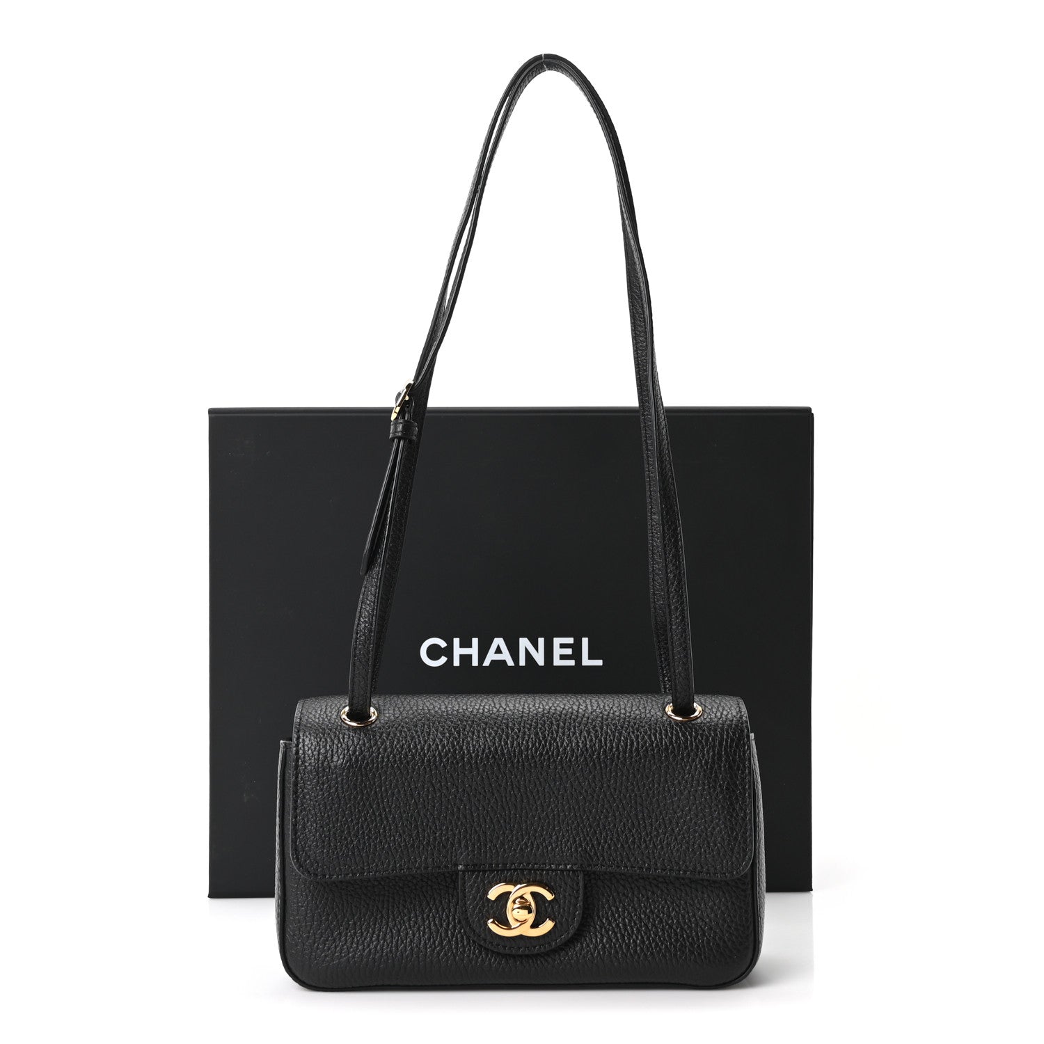 Chanel Grained Calfskin Mini Souplissimo Maxi Flap Black 9 of 11