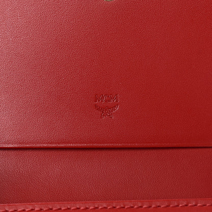 MCM Visetos Trifold Wallet Cognac 6 of 9