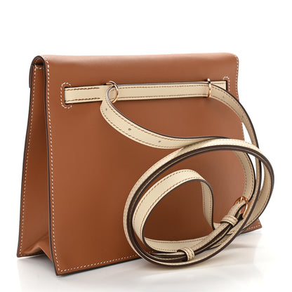 Hermes Veau Jonathan Horseshoe Kelly Danse II Belt Bag Gold Craie 2 of 11