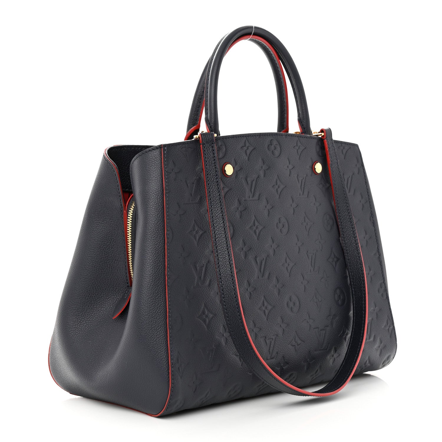 Louis Vuitton Empreinte Montaigne GM Marine Rouge 3 of 10