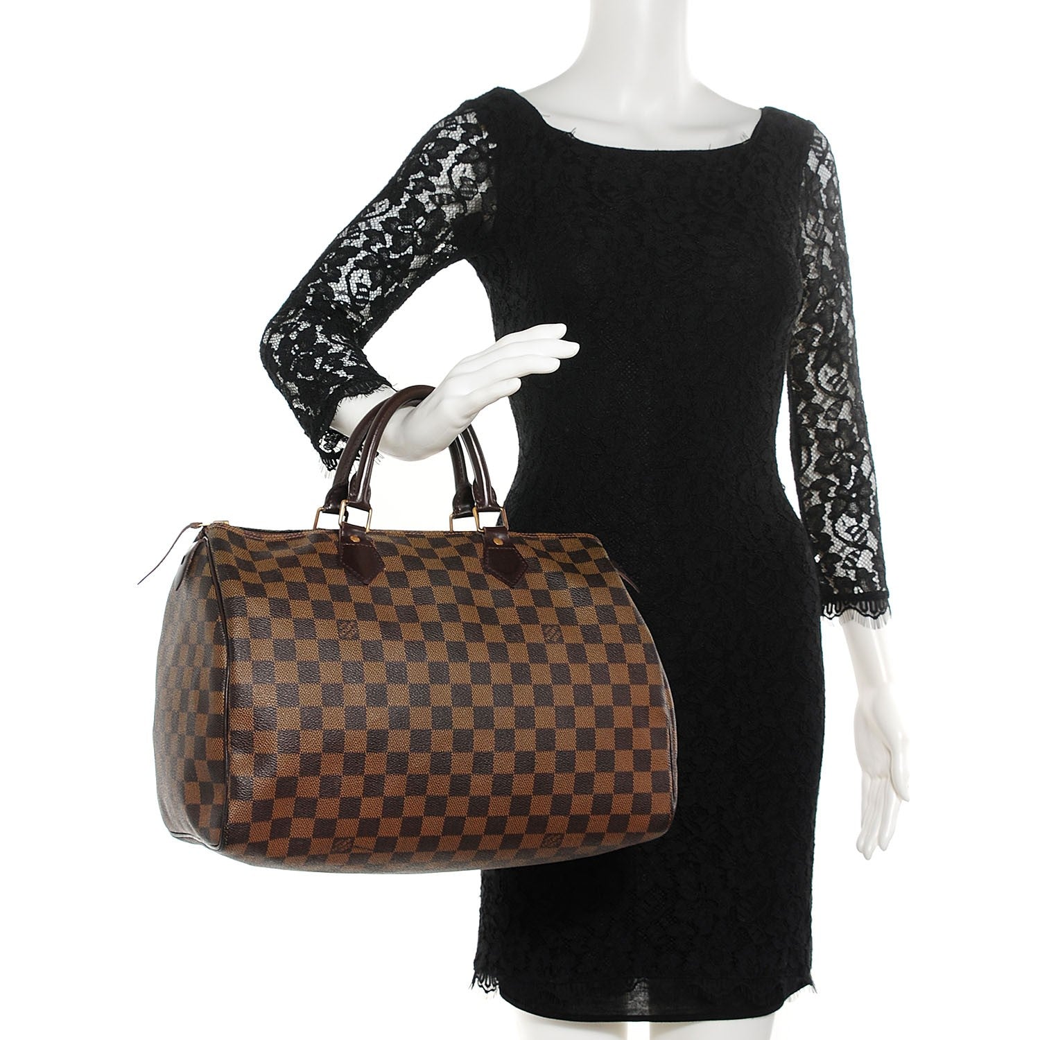 Louis Vuitton Damier Ebene Speedy 35 2 of 7