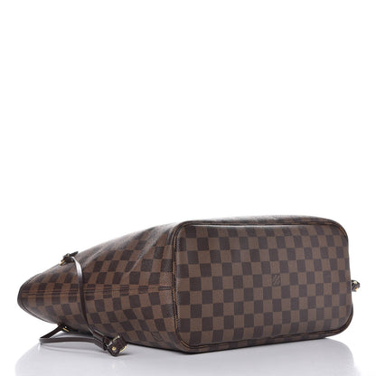 Louis Vuitton Damier Ebene Neo Neverfull MM Rose Ballerine 4 of 12