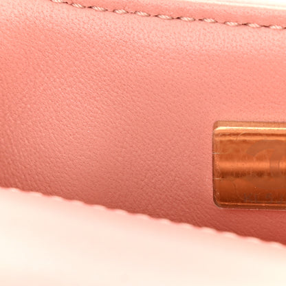 Chanel Velvet Enamel Mini Flap Light Pink 7 of 9