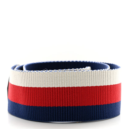 Gucci Canvas Web Shoulder Strap Navy Red White Black 2 of 4