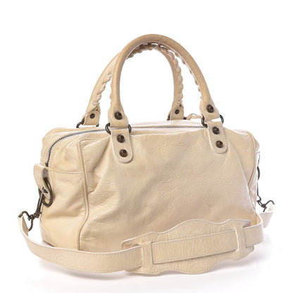 Balenciaga Agneau Classic Hardware Box Bag White 3 of 15