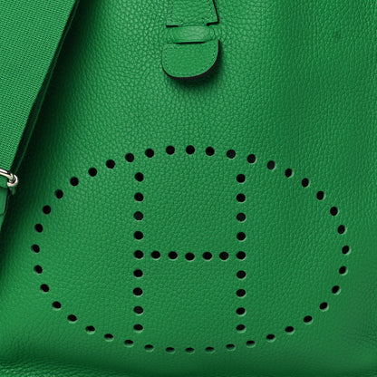 Hermes Taurillon Clemence Evelyne III PM Bambou 8 of 12