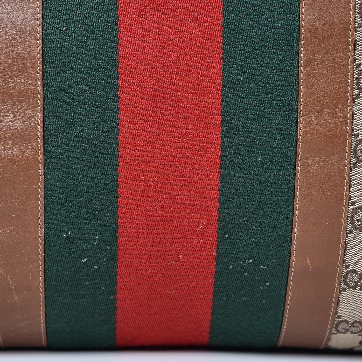 Gucci Monogram Web Duffle Bag 17 of 21