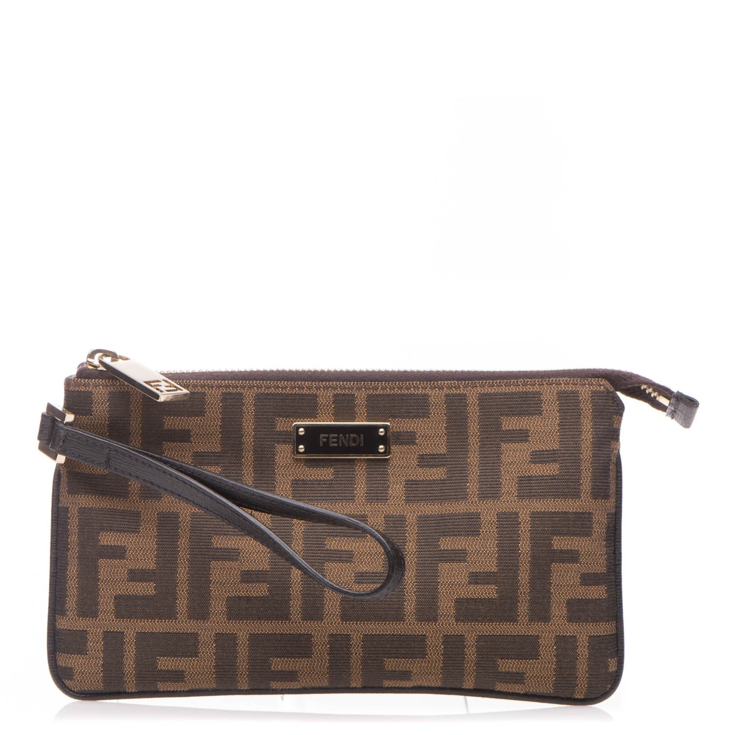Fendi Zucca Pochette Tobacco 1 of 7