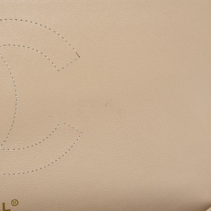 Chanel Caviar Quilted Jumbo Double Flap Light Beige 9 of 10
