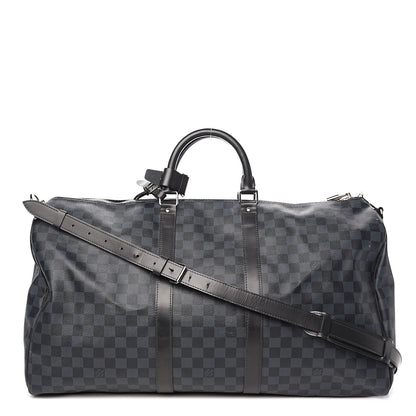 Louis Vuitton Damier Cobalt Keepall Bandouliere 55 1 of 15