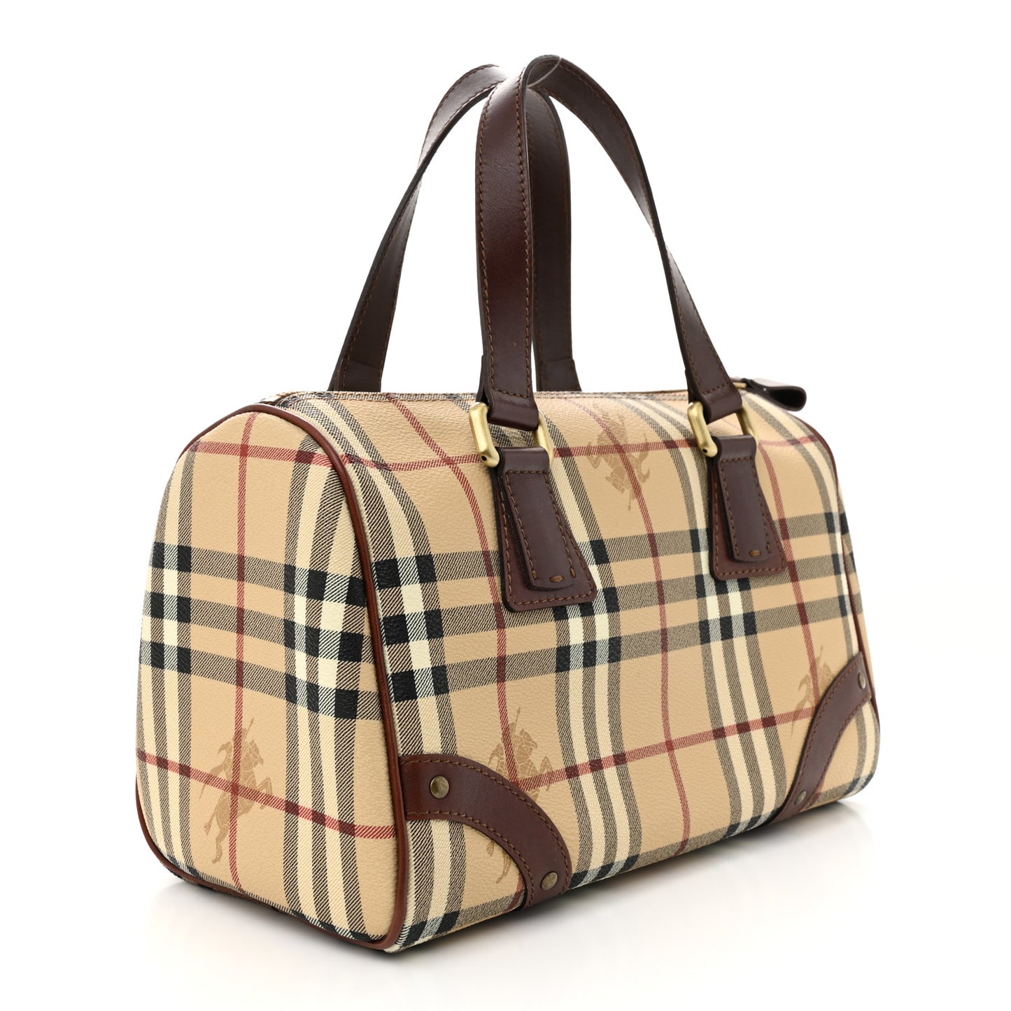 Haymarket Check Studded Bowler Brown