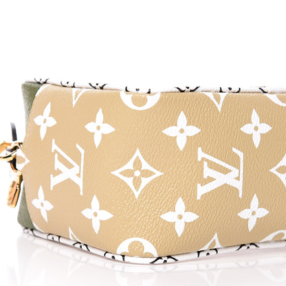 Louis Vuitton Monogram Giant Beach Pouch Kaki 5 of 10