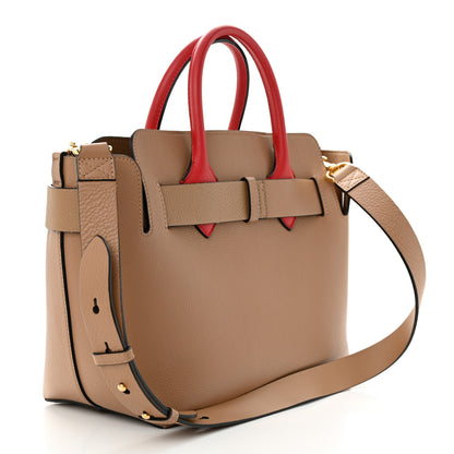 Burberry Soft Grain Calfskin Small Belt Bag Camel Red 3 of 14