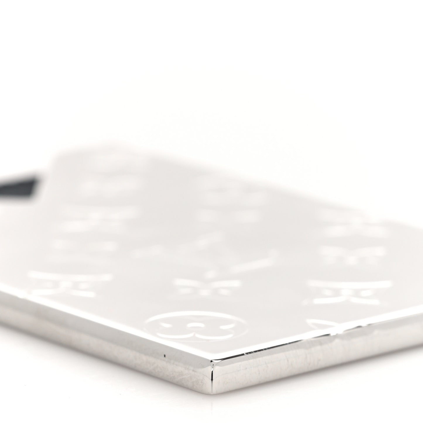 Metal Taurillon Monogram Card Holder