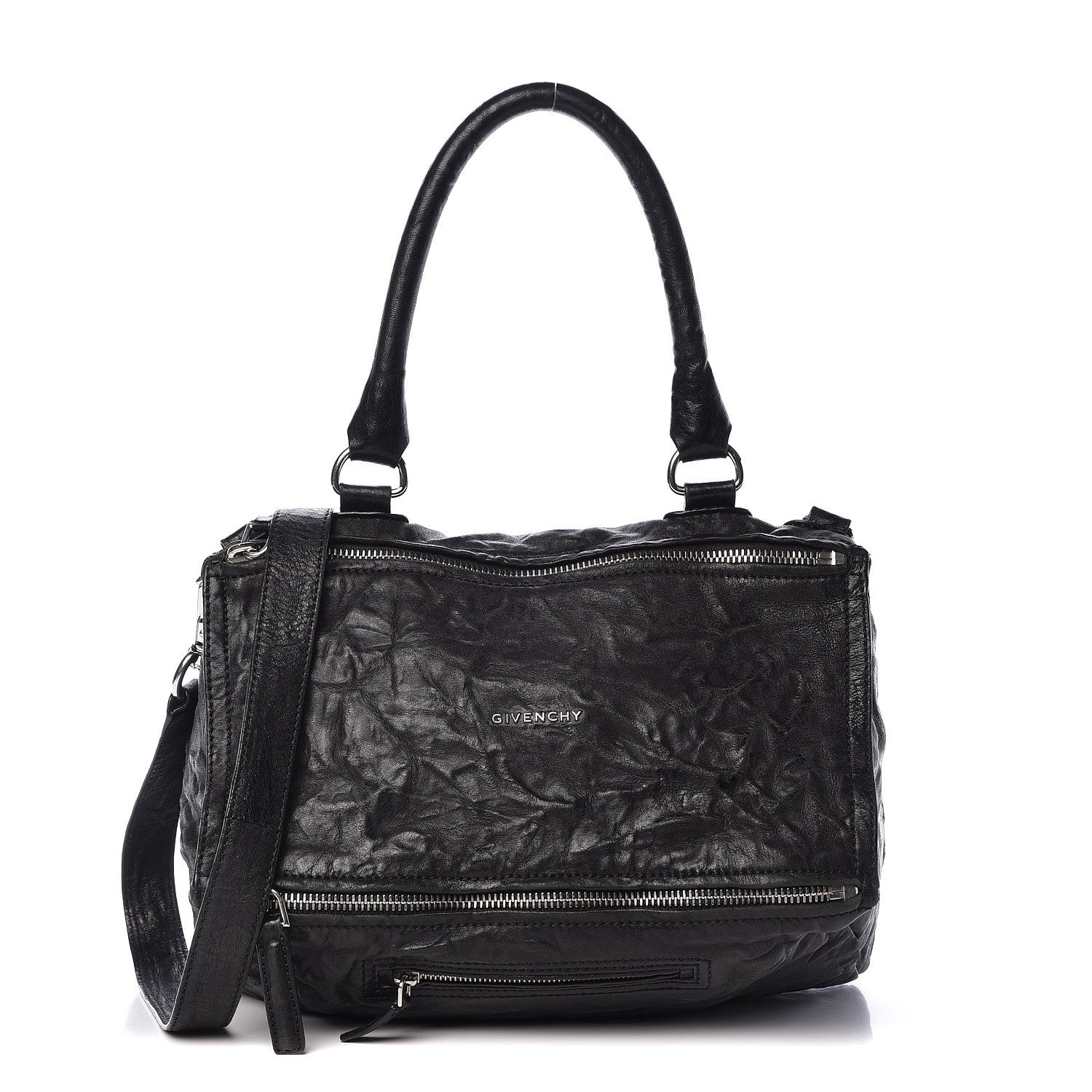 Givenchy Tumbled Sheepskin Medium Pandora Black 1 of 14