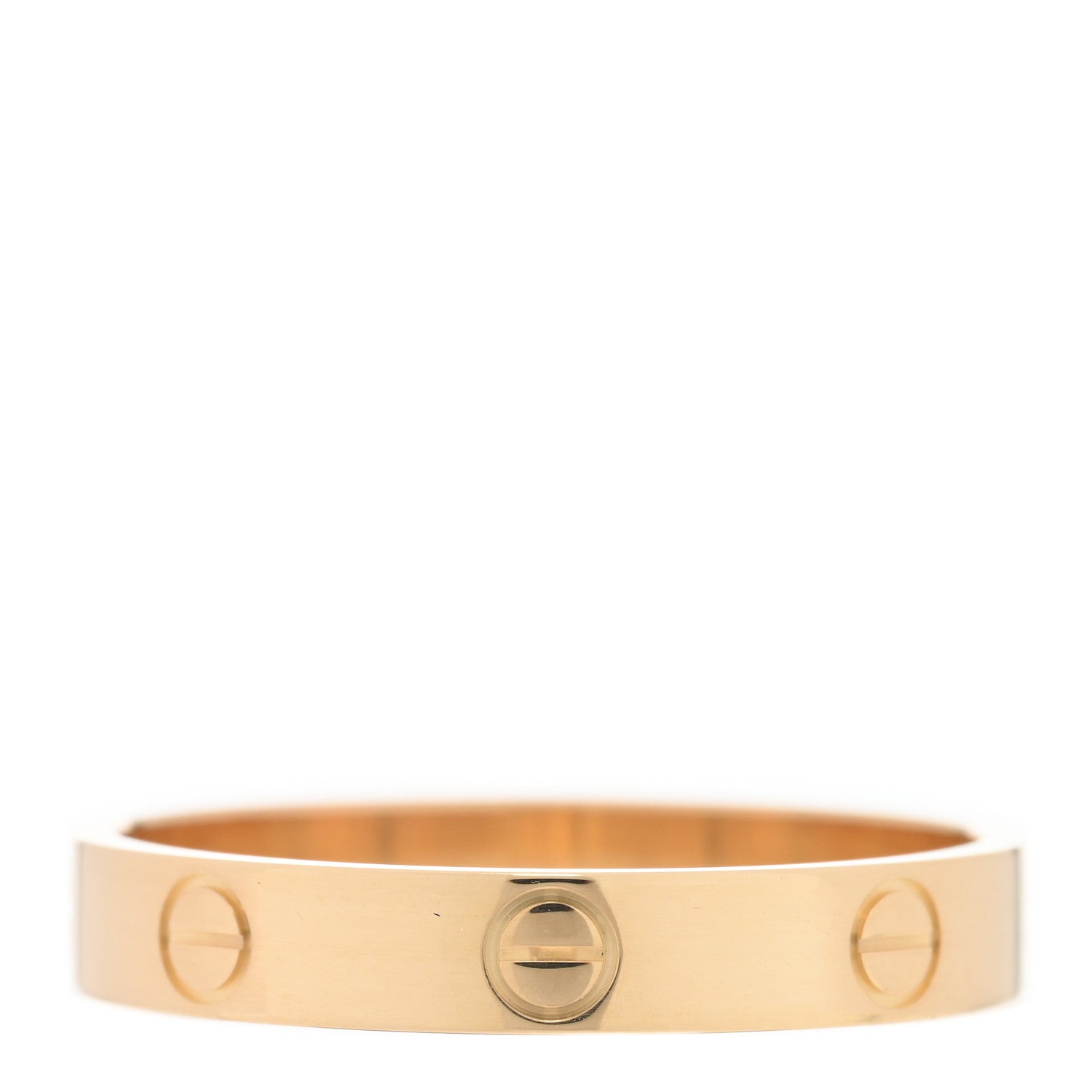 Cartier 18K Yellow Gold 3.5mm LOVE Wedding Band Ring 61 9.5 3 of 5