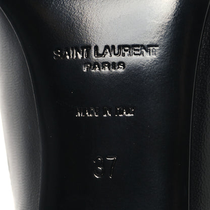 Saint Laurent Calfskin Zoe 105 Pumps 37 Black 8 of 9