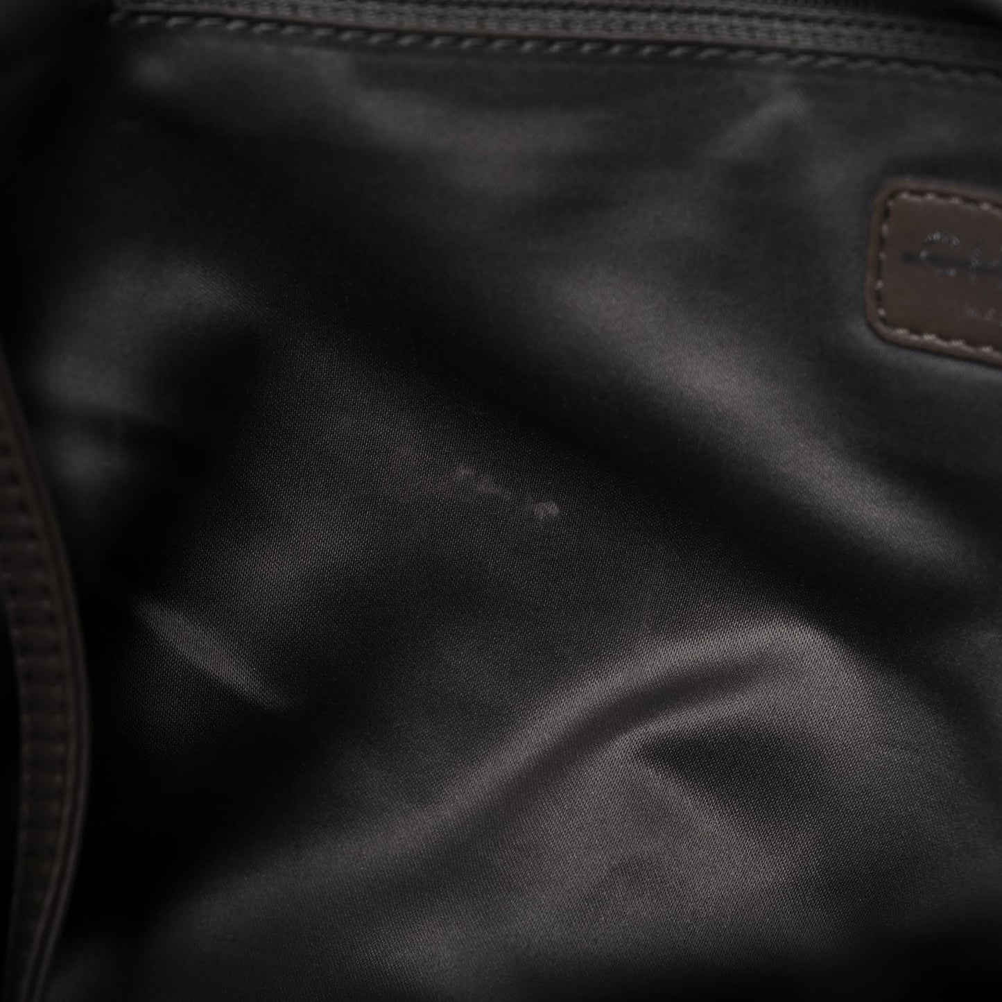 Glazed Calfskin Twisted Maxi Flap Black