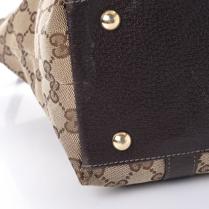 Gucci Monogram Medium Abbey Tote Brown 14 of 17