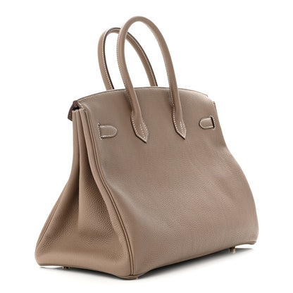 Hermes Togo Birkin 35 Etoupe 3 of 11
