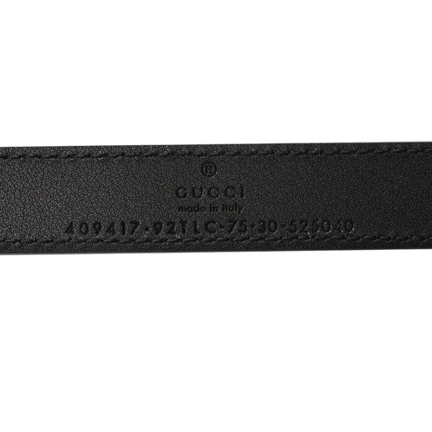 GG Supreme Monogram Matte Plutone Calfskin Double G 20mm Belt 75 30 Beige Ebony Black