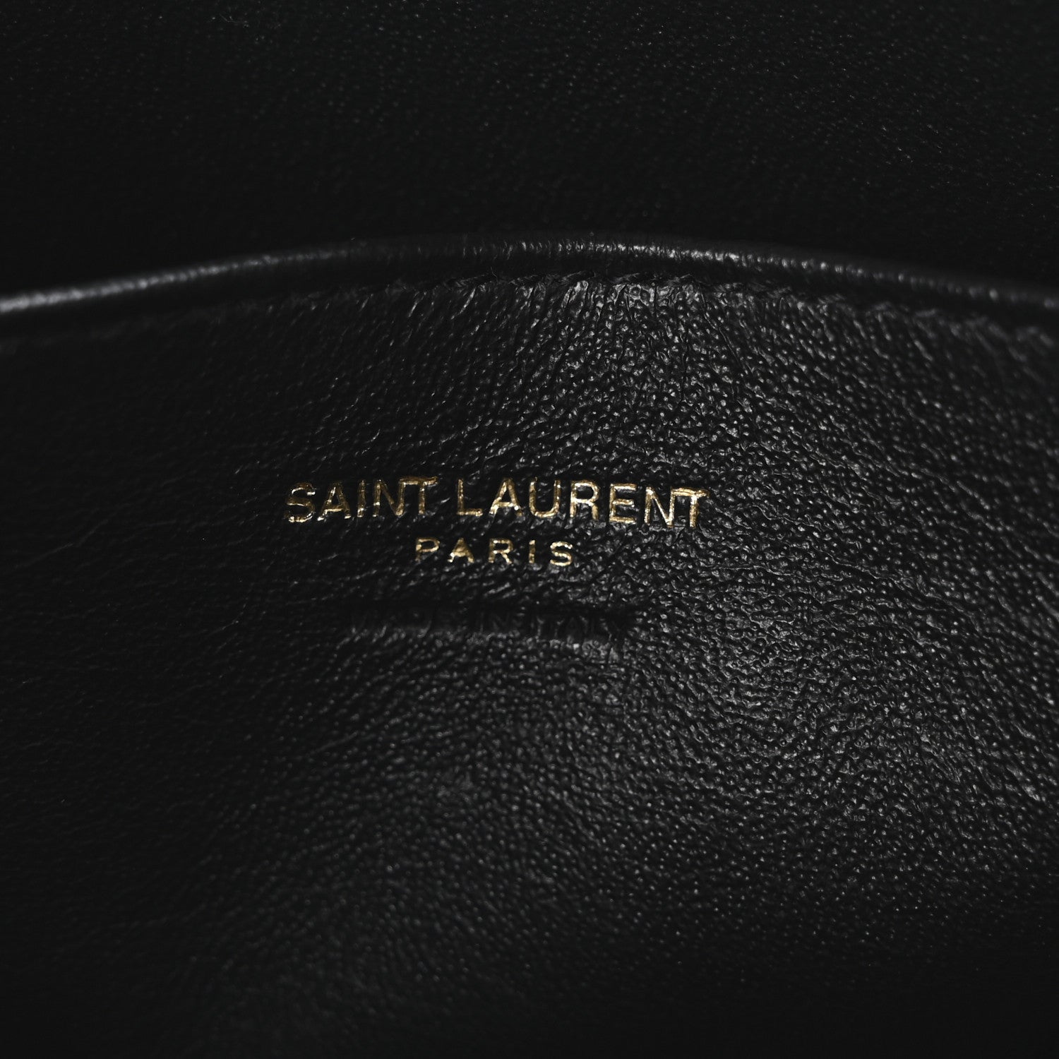 Saint Laurent Calfskin Monogram Baby Cabas Black 6 of 10