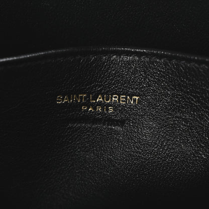 Saint Laurent Calfskin Monogram Baby Cabas Black 6 of 10