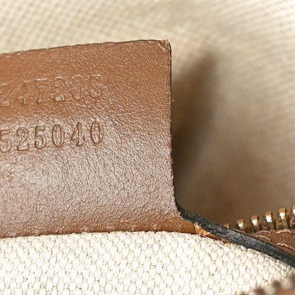 Gucci Monogram Vintage Web Medium Boston Purple Brown 7 of 13