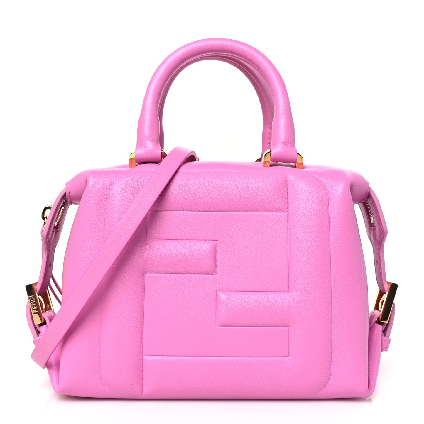 Nappa FF Mini Cube Bag Rosa